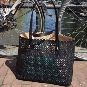 Stella & Dot Avalon Tote Bag Black